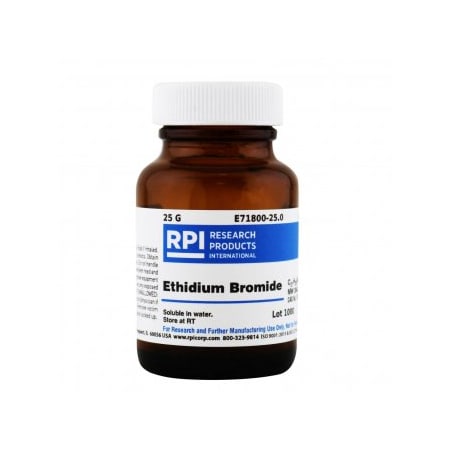 Rpi Ethidium Bromide, Powder, 25 G E71800-25.0